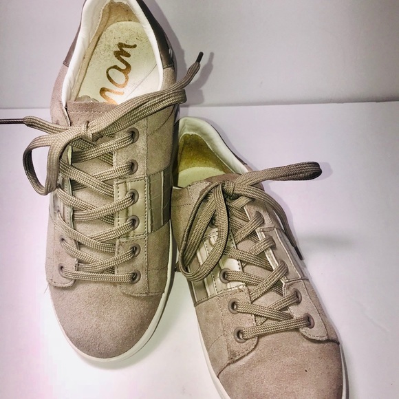 Sam Edelman Marquette Beige Sneaker - Picture 3 of 8